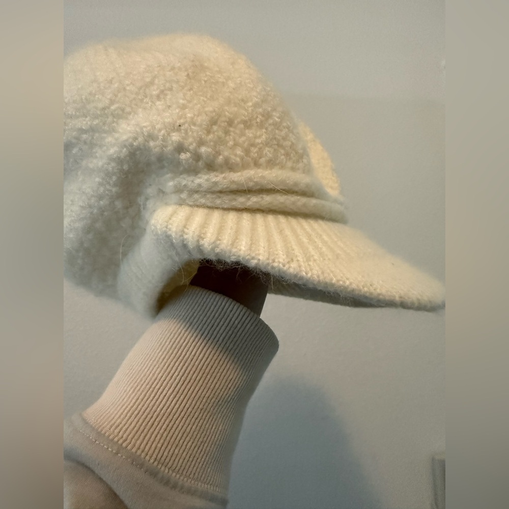 Cozy Cream Knit Cap